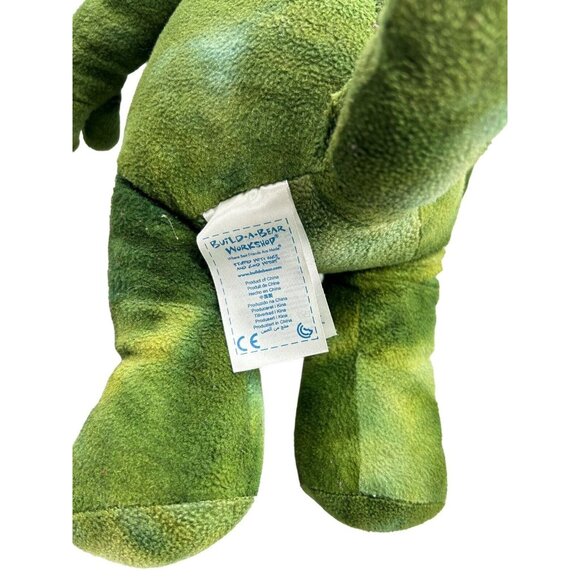 Build-A-Bear Workshop Green T-Rex Dinosaur 16" Plush Puppet BABW - Picture 7 of 7
